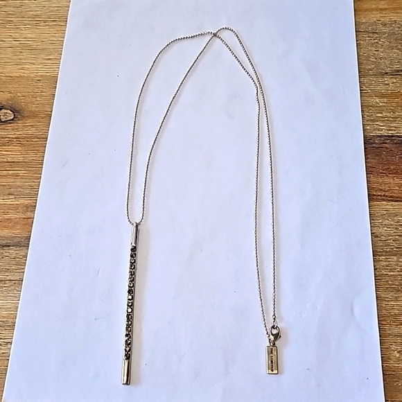 The Limited Gold Tone Vertical Bar Necklace - Picture 4 of 7